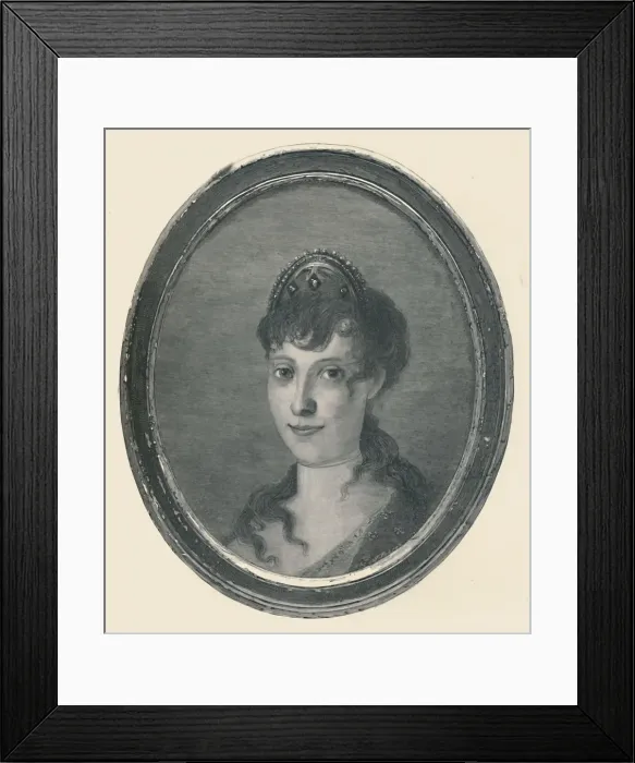 Framed Print : Laetitia Ramolino - Wife of Carlo Buonaparte; Mother of Napoleon Bonaparte, c1780, (1896) Framed Print : Laetitia Ramolino - Wife of Carlo Buonaparte; Mother of Napoleon Bonaparte, c1780, (1896)