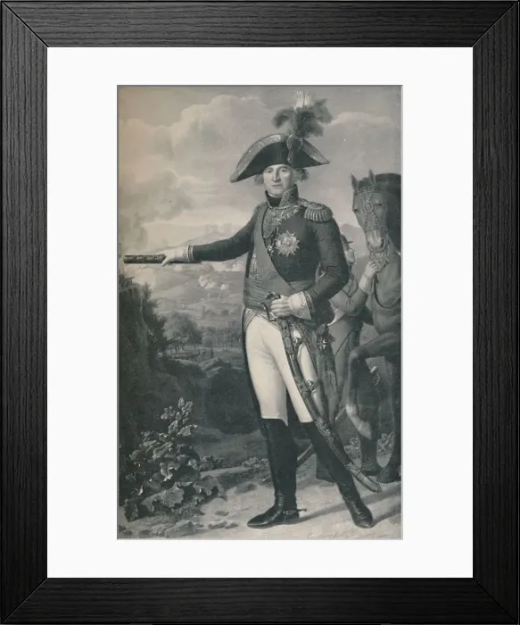 Framed Print : Marshal Jean-Matthieu Philibert, Count Serurier, c1796, (1896) Framed Print : Marshal Jean-Matthieu Philibert, Count Serurier, c1796, (1896)