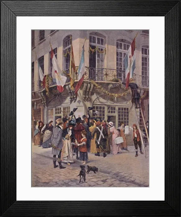 Framed Print : Bulletin of Victory from the Armies of Italy, 1797, (1896) Framed Print : Bulletin of Victory from the Armies of Italy, 1797, (1896)
