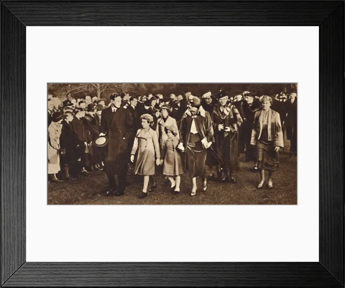 Framed Print : Christmas Morning, Sandringham, 1936, 1937 Framed Print : Christmas Morning, Sandringham, 1936, 1937