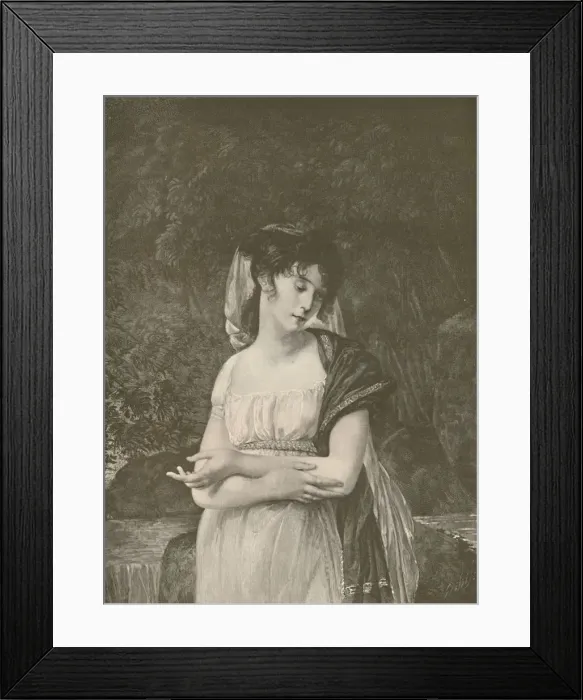 Framed Print : Mme. Lucien Bonaparte, 1800, (1896). Artist: R. G. Tietze Framed Print : Mme. Lucien Bonaparte, 1800, (1896). Artist: R. G. Tietze