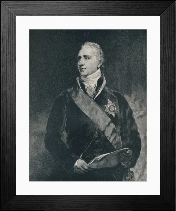 Framed Print : Lord Charles Whitworth, c1800-1814, (1896). Artist: R. G. Tietze Framed Print : Lord Charles Whitworth, c1800-1814, (1896). Artist: R. G. Tietze