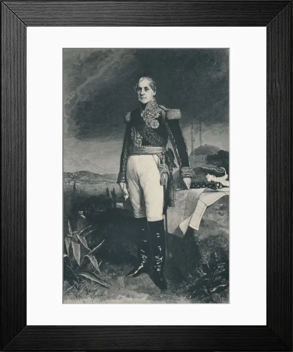 Framed Print : Francois-Horace, Count Sebastiani, c1800, (1896). Artist: JW Evans Framed Print : Francois-Horace, Count Sebastiani, c1800, (1896). Artist: JW Evans