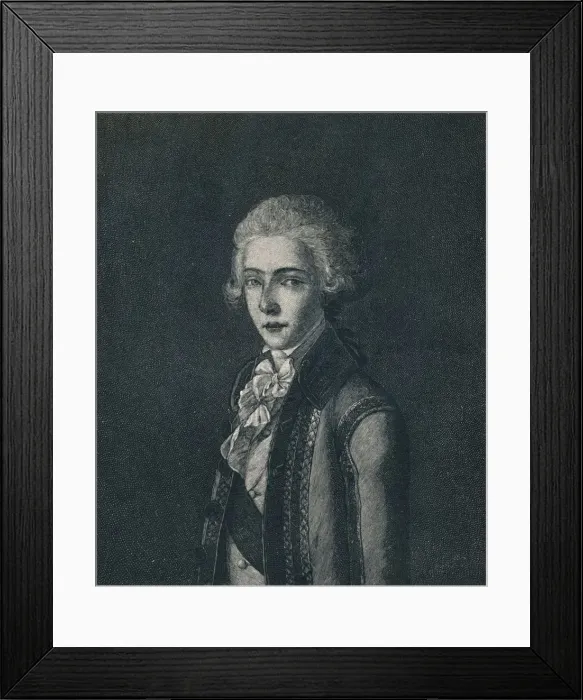 Framed Print : Louis-Antoine-Henri De Bourbon-Conde, c1800-1804, (1896). Artist: Oscar Grosch Framed Print : Louis-Antoine-Henri De Bourbon-Conde, c1800-1804, (1896). Artist: Oscar Grosch
