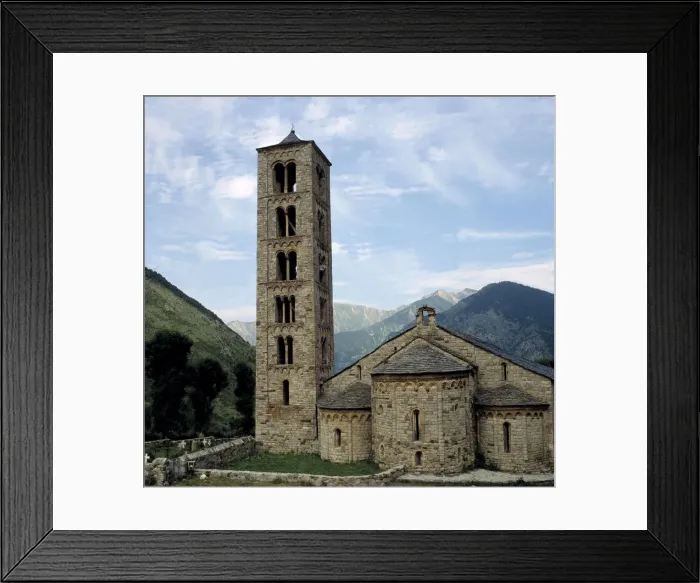 Framed Print : Lerida Tahull Iglesia De San Clemente Torre Y Abside Arte Framed Print : Lerida Tahull Iglesia De San Clemente Torre Y Abside Arte