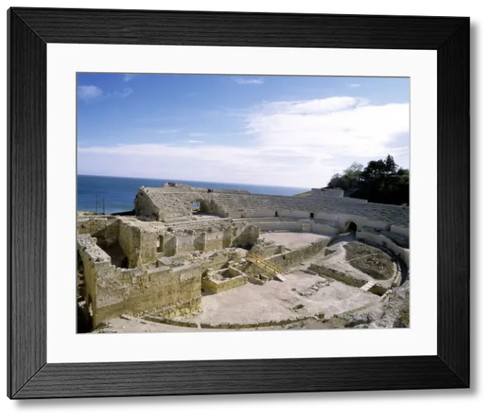 Framed Print : TARRAGONA. Tarragona. Ruinas Romanas. Anfiteatro. Arte Romano Framed Print : TARRAGONA. Tarragona. Ruinas Romanas. Anfiteatro. Arte Romano