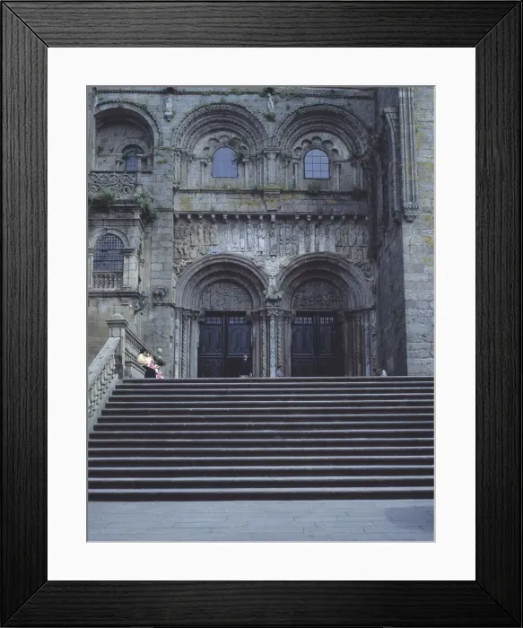 Framed Print : LA Coruna Santiago De Compostela Catedral Framed Print : LA Coruna Santiago De Compostela Catedral