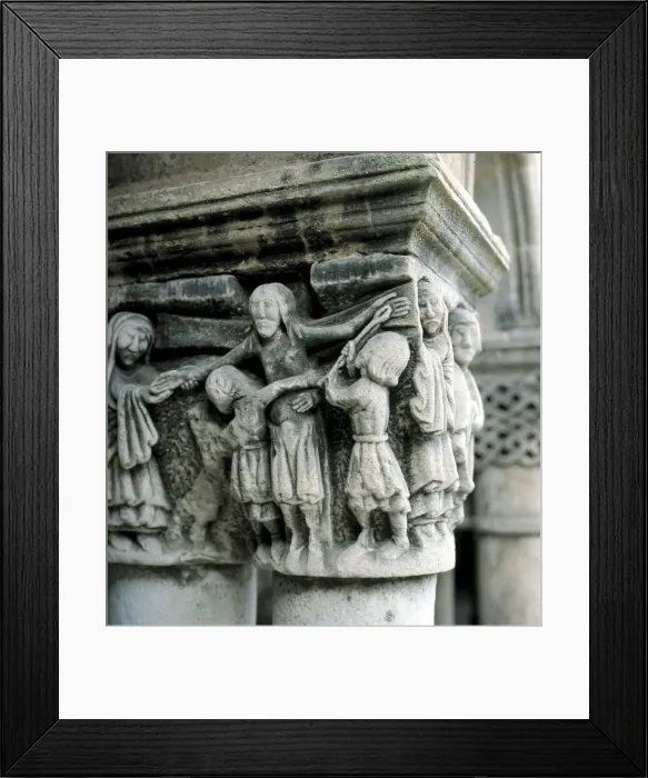Framed Print : Cantabria Santillana Del Mar Colegiata Framed Print : Cantabria Santillana Del Mar Colegiata