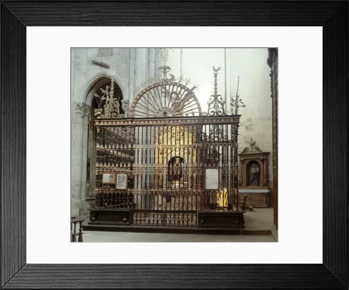 Framed Print : Logrono Santo Domingo De LA Calzada Rejas De Entrada a LA Cripta Del Framed Print : Logrono Santo Domingo De LA Calzada Rejas De Entrada a LA Cripta Del
