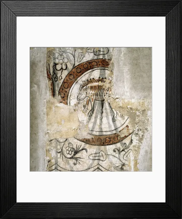 Framed Print : Pintura Romanica Procedente De LA Iglesia De San Quirze De Pedret Framed Print : Pintura Romanica Procedente De LA Iglesia De San Quirze De Pedret