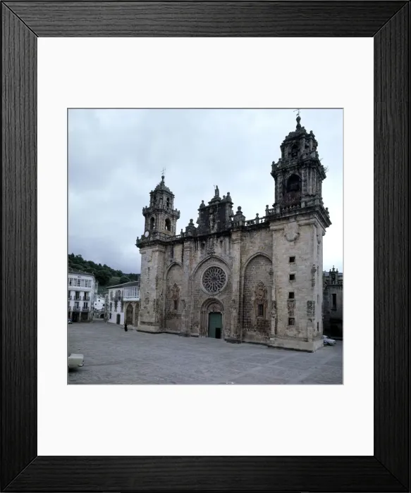 Framed Print : Lugo Mondonedo Catedral Arte Romanico Fotografia Ano 1968 Framed Print : Lugo Mondonedo Catedral Arte Romanico Fotografia Ano 1968