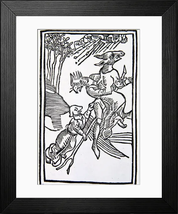 Framed Print : Ulrico Molitor Grabado De Su Obra tratado De Las Mujeres Maleficas Framed Print : Ulrico Molitor Grabado De Su Obra tratado De Las Mujeres Maleficas
