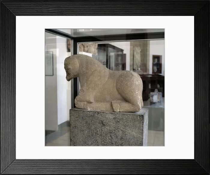 Framed Print : Arte Iberico Toro Iberico De Arenisca Procedente De LA Finca Del Framed Print : Arte Iberico Toro Iberico De Arenisca Procedente De LA Finca Del