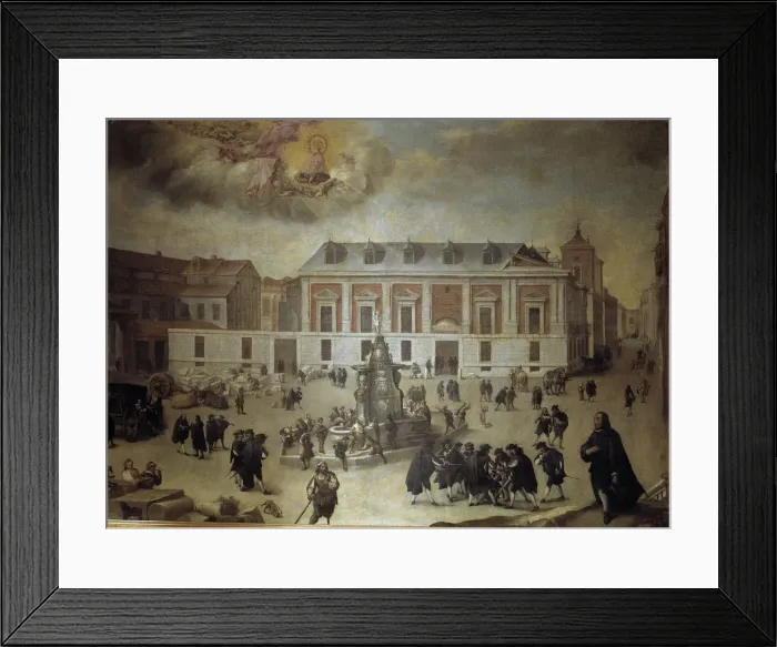 Framed Print : Milagro De LA Virgen De Atocha En Las Obras De Costruccion De LA Casa De LA Villa Framed Print : Milagro De LA Virgen De Atocha En Las Obras De Costruccion De LA Casa De LA Villa