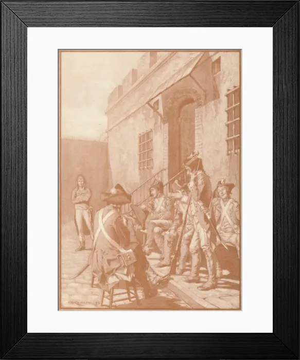 Framed Print : Bonaparte Under Arrest, August, 1794, (1896) Framed Print : Bonaparte Under Arrest, August, 1794, (1896)
