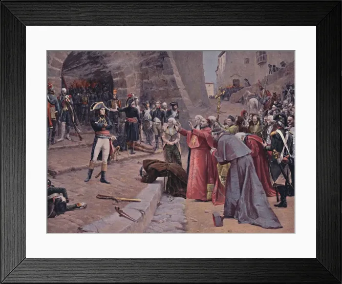 Framed Print : The Siege of Pavia, 1796, (1896) Framed Print : The Siege of Pavia, 1796, (1896)