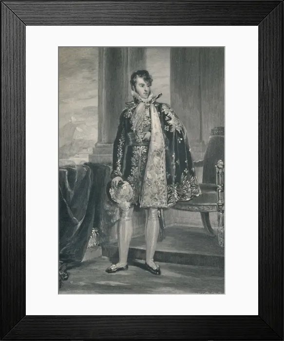 Framed Print : Prince Camillo Borghese - Second Husband of Pauline Bonaparte, c1810, (1896). Artist: T Johnson Framed Print : Prince Camillo Borghese - Second Husband of Pauline Bonaparte, c1810, (1896). Artist: T Johnson