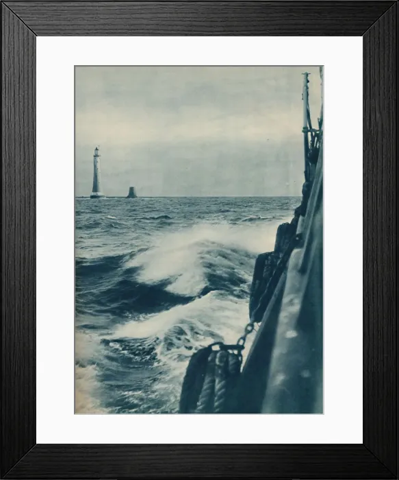 Framed Print : Eddystone Lighthouse, 1936 Framed Print : Eddystone Lighthouse, 1936