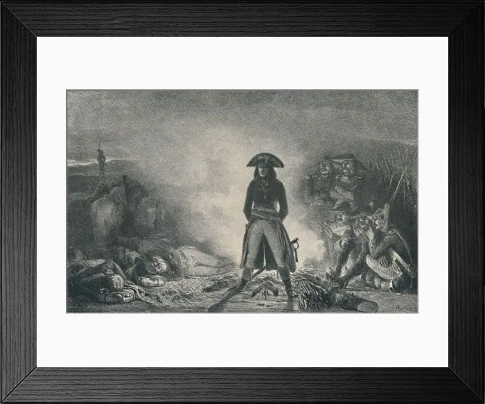 Framed Print : Bonaparte in Italy, 1796, (1896). Artist: Auguste Raffet Framed Print : Bonaparte in Italy, 1796, (1896). Artist: Auguste Raffet