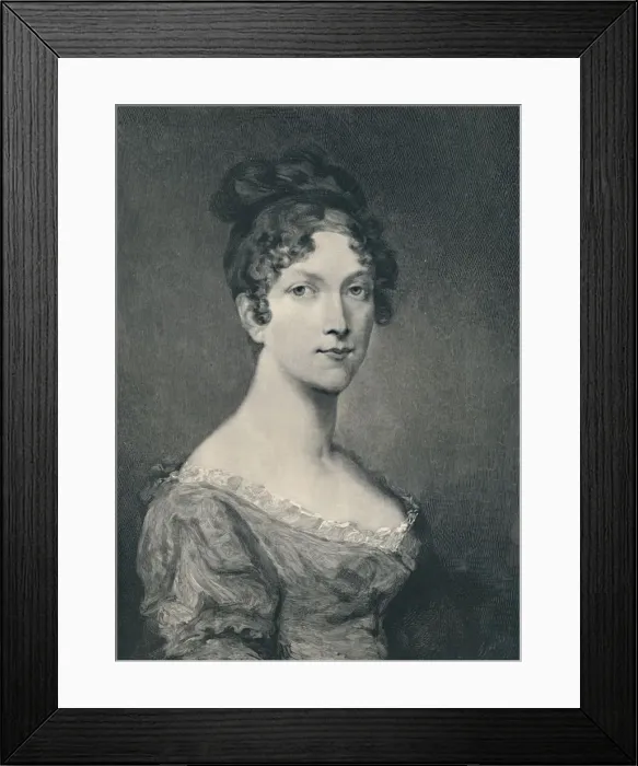 Framed Print : Marie-Anne-Elisa Bonaparte, c late 19th century, (1896). Artist: R. G. Tietze Framed Print : Marie-Anne-Elisa Bonaparte, c late 19th century, (1896). Artist: R. G. Tietze