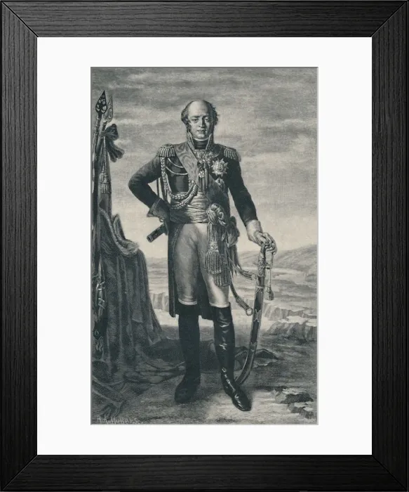Framed Print : Louis-Nicolas Davout, c1800, (1896). Artist: RA Muller Framed Print : Louis-Nicolas Davout, c1800, (1896). Artist: RA Muller