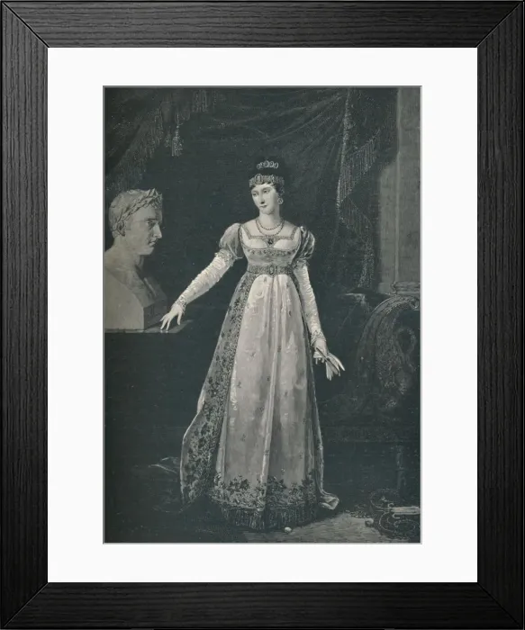 Framed Print : Marie-Pauline Bonaparte - Madame Leclerc, Princess Borghese, c1806, (1896). Artist: M Haider Framed Print : Marie-Pauline Bonaparte - Madame Leclerc, Princess Borghese, c1806, (1896). Artist: M Haider