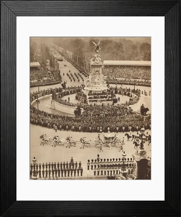 Framed Print : Fanfare of Trumpets, Roll of Drums, May 12 1937 Framed Print : Fanfare of Trumpets, Roll of Drums, May 12 1937
