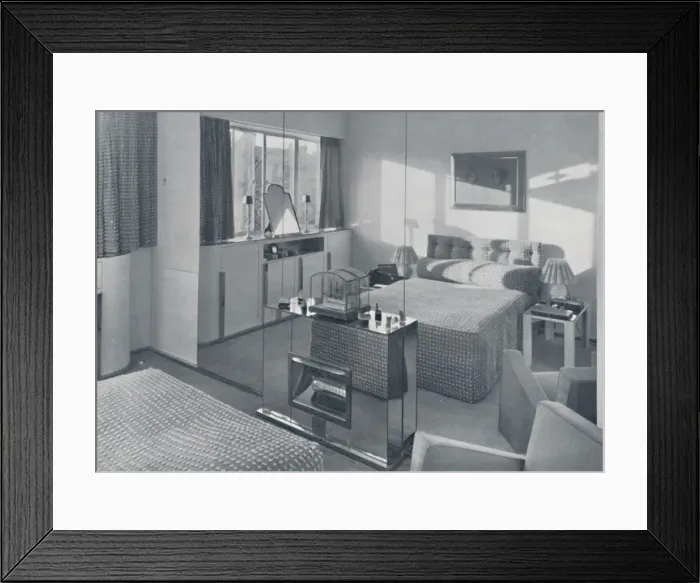 Framed Print : Doris Howard Robertson A. R. I. B. A. - House of the Marquesa de Casa Maury - The Owners Bedroom Framed Print : Doris Howard Robertson A. R. I. B. A. - House of the Marquesa de Casa Maury - The Owners Bedroom