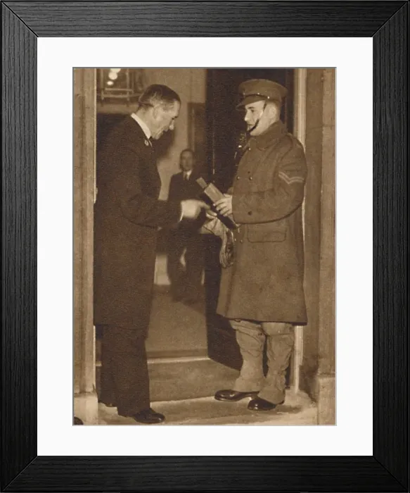 Framed Print : Army Despatch Rider from The Fort at No. 10, 1936 (1937) Framed Print : Army Despatch Rider from The Fort at No. 10, 1936 (1937)