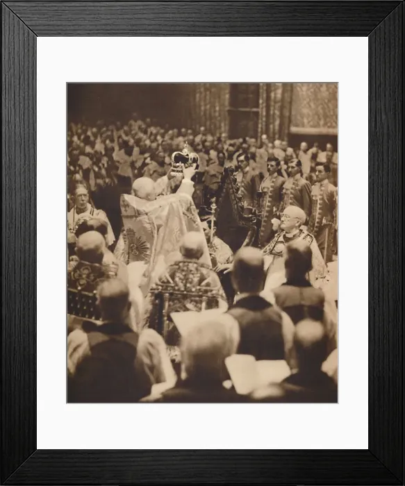 Framed Print : The King is Crowned, May 12 1937 Framed Print : The King is Crowned, May 12 1937