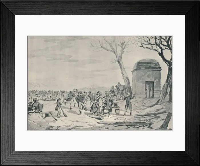 Framed Print : Skating in Hyde Park, 1807, 1920. Artist: John Augustus Atkinson Framed Print : Skating in Hyde Park, 1807, 1920. Artist: John Augustus Atkinson