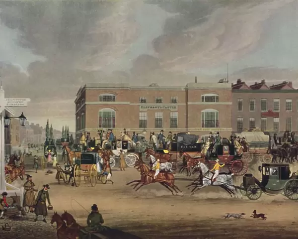 The Elephant and Castle on the Brighton Road, 1826, (1920)