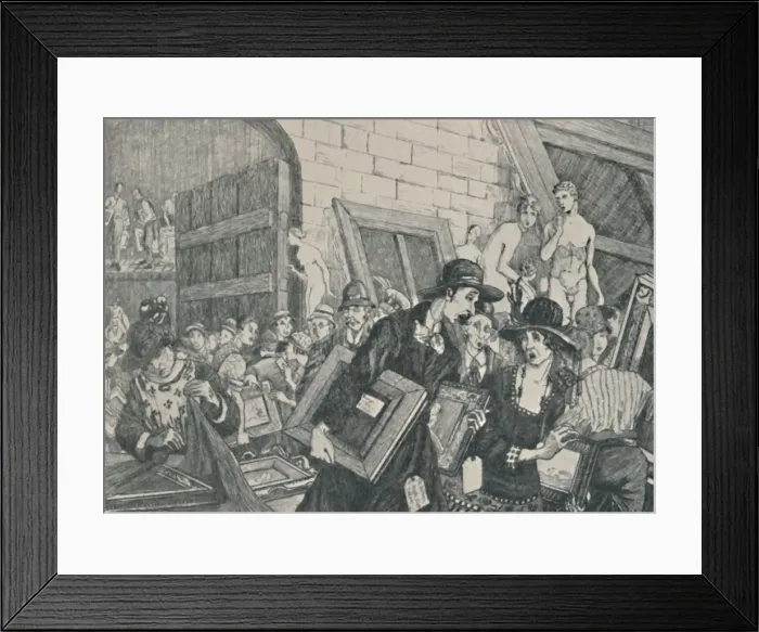 Framed Print : The Rejected, 1920. Artist: Molly Campbell