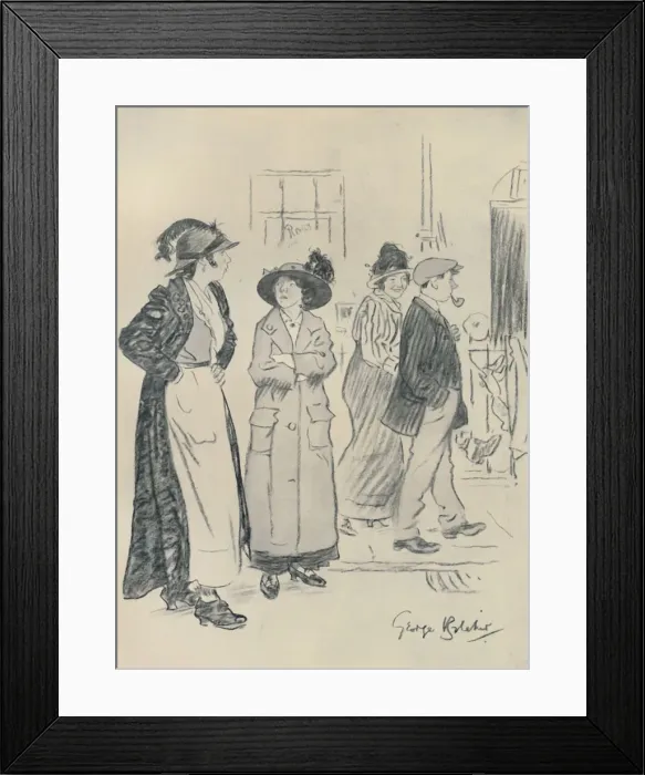 Framed Print : Costers, 1920. Artist: George Belcher Framed Print : Costers, 1920. Artist: George Belcher