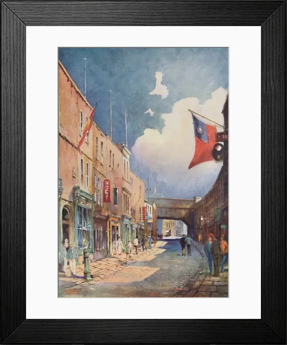 Framed Print : Chinatown, 1920, 1920. Artist: William Monk Framed Print : Chinatown, 1920, 1920. Artist: William Monk