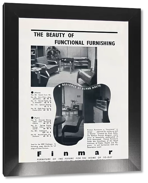 The Beauty of Functional Furnishing - Finmar, 1939