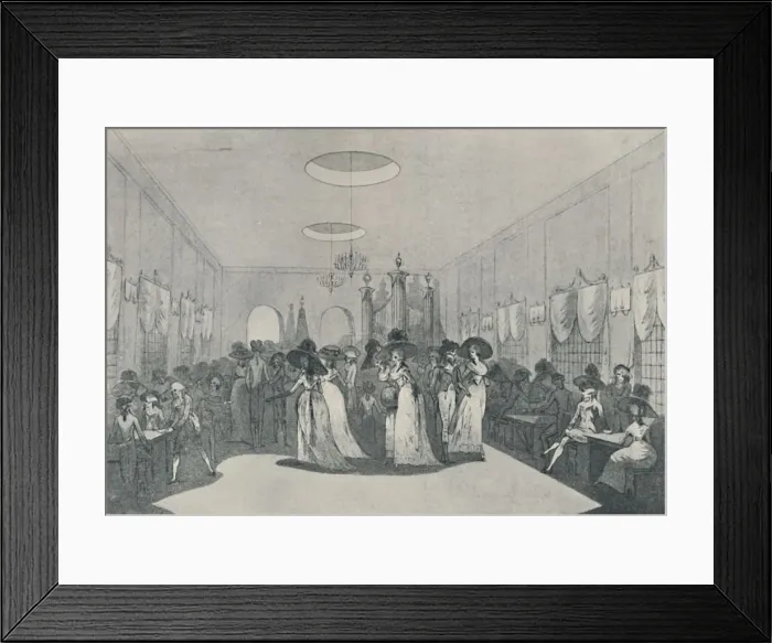 Framed Print : At The Dog and Duck, 1789, (1920) Framed Print : At The Dog and Duck, 1789, (1920)