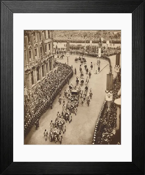Framed Print : And So Into Whitehall, May 121937 Framed Print : And So Into Whitehall, May 121937