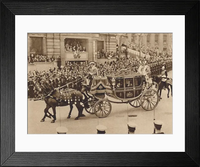 Framed Print : Princess Elizabeth and her cousin Lord Lascelles with the Princess Royal, 1937 Framed Print : Princess Elizabeth and her cousin Lord Lascelles with the Princess Royal, 1937