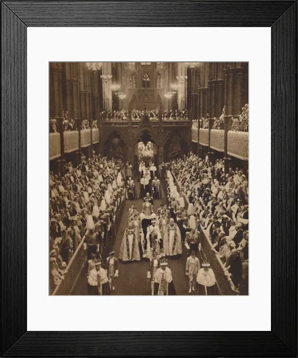 Framed Print : The Kings Procession, May 12 1937 Framed Print : The Kings Procession, May 12 1937