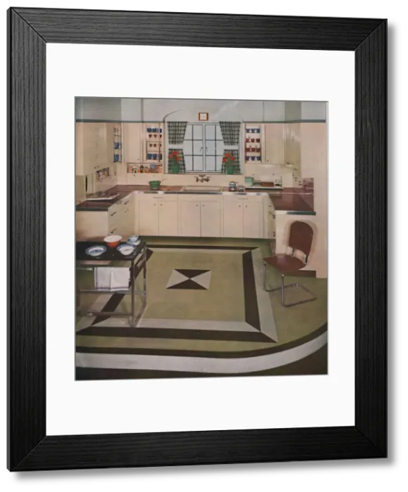 Framed Print : Kitchen Designed by George Sakier, 1939 Framed Print : Kitchen Designed by George Sakier, 1939