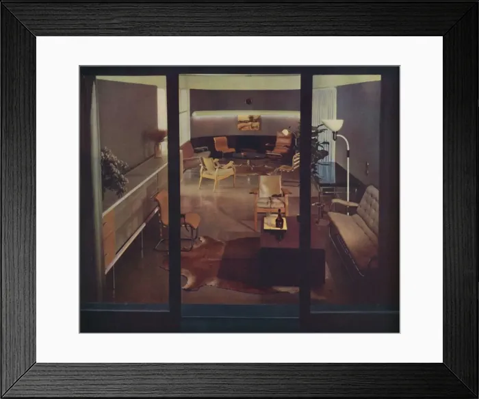 Framed Print : Living-Room Office by Russel Wright, 1939 Framed Print : Living-Room Office by Russel Wright, 1939