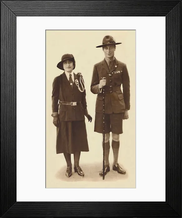 Framed Print : Off to a Rally of Scouts and Guides, c1931 (1937) Framed Print : Off to a Rally of Scouts and Guides, c1931 (1937)