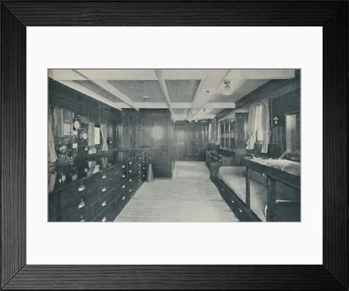 Framed Print : Control Centre of the Empress of Britain, chart-room and wheel-house, 1936 Framed Print : Control Centre of the Empress of Britain, chart-room and wheel-house, 1936