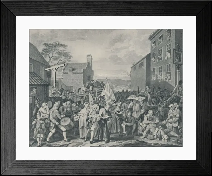 Framed Print : The March of the Guards Towards Scotland, 1745, (1920). Artist: Luke Sullivan Framed Print : The March of the Guards Towards Scotland, 1745, (1920). Artist: Luke Sullivan