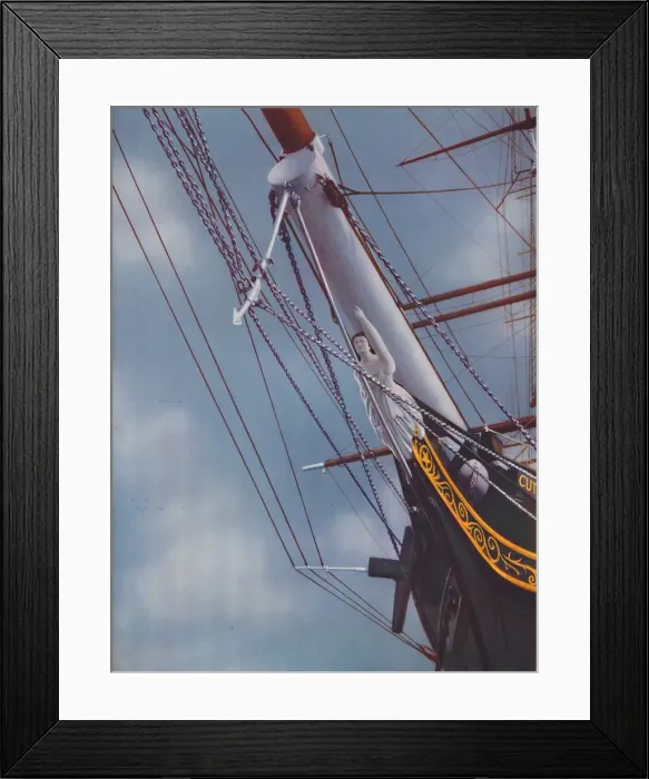 Framed Print : Figurehead of the Famous Cutty Sark figure of Nanny the Witch, 1936 Framed Print : Figurehead of the Famous Cutty Sark figure of Nanny the Witch, 1936