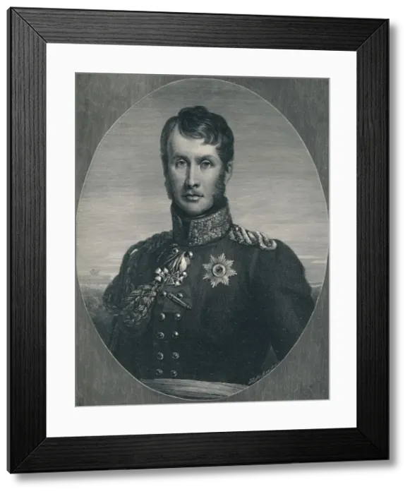 Framed Print : Frederick William III - King of Prussia, c1814-1816, (1896). Artist: T Johnson Framed Print : Frederick William III - King of Prussia, c1814-1816, (1896). Artist: T Johnson