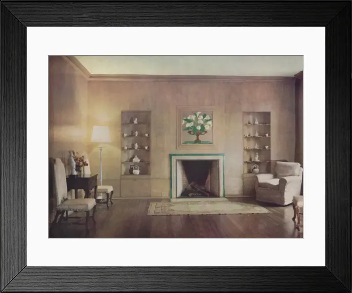 Framed Print : The drawing-room of Lord Vernons house, designed by Oliver Hill, F. R. I. B. A. London Framed Print : The drawing-room of Lord Vernons house, designed by Oliver Hill, F. R. I. B. A. London