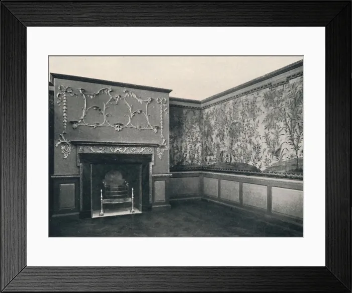 Framed Print : Panelled Room from a Gloucestershire House, (c1740), 1927. Artists: Edward F Strange, Unknown Framed Print : Panelled Room from a Gloucestershire House, (c1740), 1927. Artists: Edward F Strange, Unknown