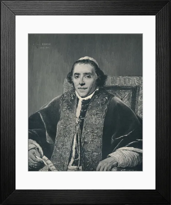 Framed Print : Pius VII, 1805, (1896). Artist: T Johnson Framed Print : Pius VII, 1805, (1896). Artist: T Johnson